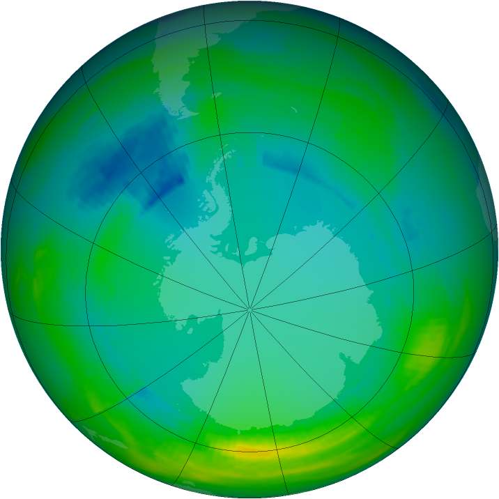 Ozone Map 1984-07-31